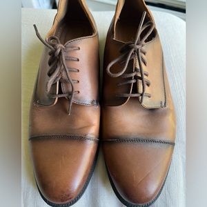 Gh bass leather upper Oxford captoe lace up dress comfort flex step shoes